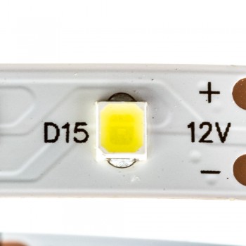 Led лента 12В теплая белая AVT smd2835 60LED/m IP20, 1м