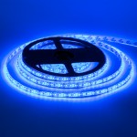 Led лента 12В синяя smd2835 120LED/m IP65, 1м
