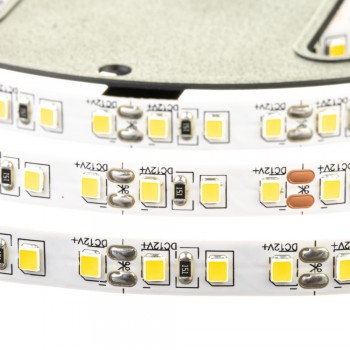 Светодиодная лента 12в белая теплая New smd3528 120led/м негерметичная, 1м