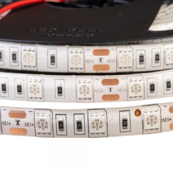 Led лента 12В зеленая smd5050 60LED/m IP20, 1м