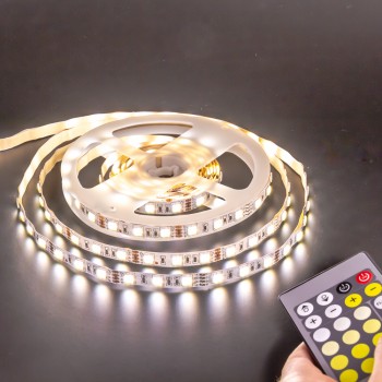 Led лента 12В w+ww AVT smd5025 60LED/m IP20, 1м