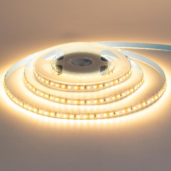 Светодиодная лента теплая белая 12V AVT smd2835 168LED/м IP20