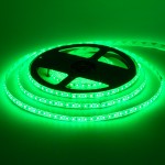 Led лента 12В зеленая smd2835 120LED/m IP20, 1м