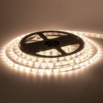Led лента 12В теплая белая smd2835 60LED/m IP65, 1м