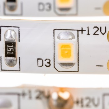 Led лента 12В теплая белая AVT smd3528 60LED/m IP65, 1м