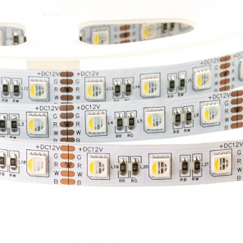 Led лента 12В rgbw AVT smd5050 60LED/m IP20, 1м