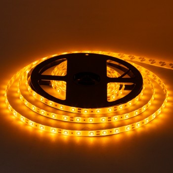Led лента 12В желтая smd2835 60LED/m IP65, 1м