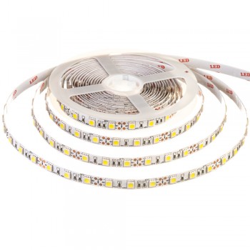 Led лента 12В белая Motoko smd5050 60LED/m IP20, 1м