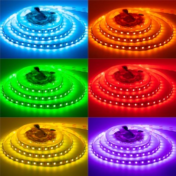 Led лента 12В rgb AVT smd5050 60LED/m IP20, 1м