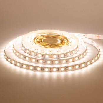 Led лента 12В теплая белая AVT smd5050 60LED/m IP65, 1м