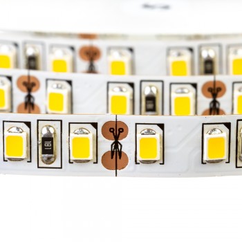 Led лента 12В белая теплая AVT-Prof smd2835 120LED/m IP20, 1м