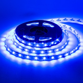 Светодиодная лента 12в синяя AVT smd3528 60led/м негерметичная, 1м