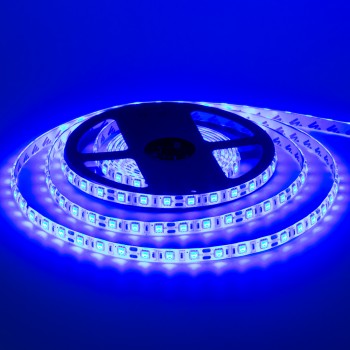 Led лента 12В синяя smd5050 60LED/m IP20, 1м