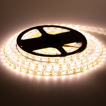 Led лента 12В теплая белая smd5050 60LED/m IP65, 1м