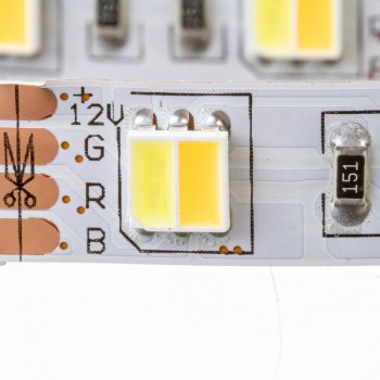 Led лента 12В w+ww AVT smd5025 60LED/m IP20, 1м