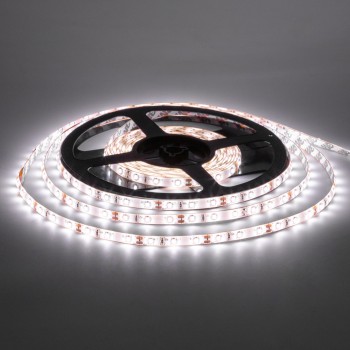 Led лента 12В белая smd2835 120LED/m IP20, 1м