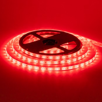 Led лента 12В красная smd2835 60LED/m IP65, 1м