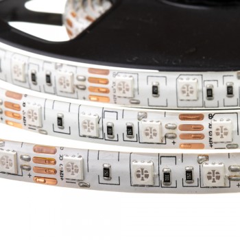 Led лента 12В rgb smd5050 60LED/m IP20, 1м