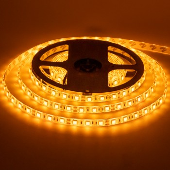 Led лента 12В желтая smd5050 60LED/m IP65, 1м