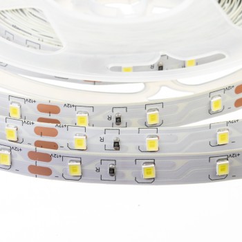 Led лента 12В белая smd2835 60LED/m IP20, 1м