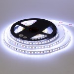 Led лента 12В холодная белая AVT smd2835 120LED/m IP20, 1м