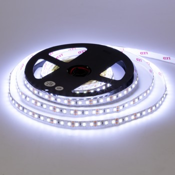 Led лента 12В холодная белая AVT smd2835 120LED/m IP20, 1м