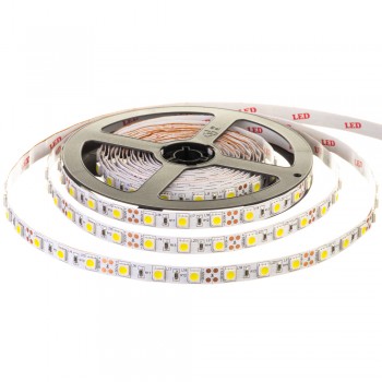 Led лента 12В белая AVT smd5050 60LED/m IP20, 1м
