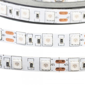 Светодиодная лента синяя 24V smd5050 60LED/м IP65