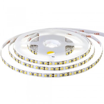 Led лента AVT 24В белая теплая smd2835 126LED/m IP20, 1м