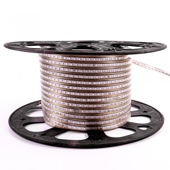 Led лента 220В зеленая AVT smd2835 120LED/m 4W IP65, 1м