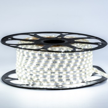 Led лента 220В нейтральная белая smd3014 120LED/m 5,5W IP65, 1м