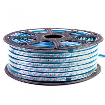 Led лента 220В синяя smd2835 120LED/m 12W IP65, 1м