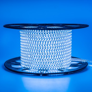 Led лента 220В синяя AVT smd2835 120LED/m 4W IP65, 1м