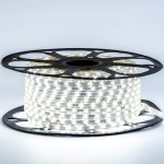 Led лента 220В белая smd2835 48LED/m 6W IP65, 1м