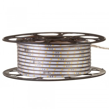 Led лента 220В нейтральная белая smd3014 120LED/m 5,5W IP65, 1м