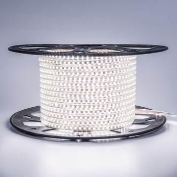 Led лента 220В белая AVT smd2835 120LED/m 4W IP65, 1м