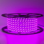 Led лента 220В розовая smd2835 120LED/m 12W IP65, 1м