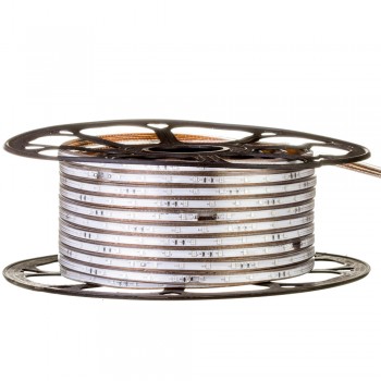 Мигающая led лента 220 В зеленая smd 2835 48led/м 6Вт/м IP65, 1м