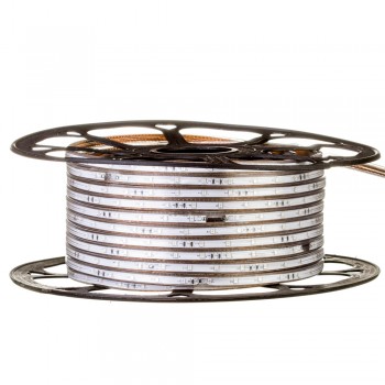 Лед лента 220 В красная smd 2835 48led/м 6Вт/м IP65, 1м