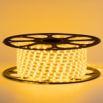 Лед лента 220 В желтая smd 2835 48led/м 6Вт/м IP65, 1м
