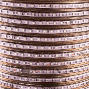 Led лента 220В оранжевая AVT smd2835 120LED/m 4W IP65, 1м