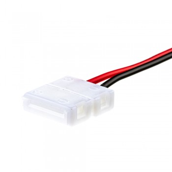 Led коннектор 8 mm (провод+2 зажима)