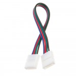 Led коннектор RGB 10 mm (провод+2 зажима)