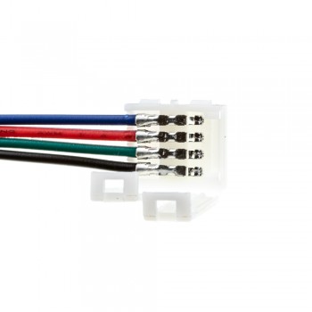Led коннектор RGB 10 mm (провод+зажим)