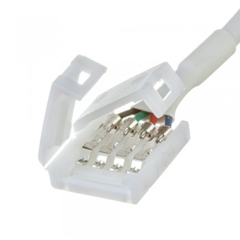 Led коннектор RGB 10 mm зажим без 