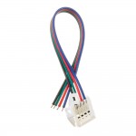 Led коннектор RGB 10 mm (провод+зажим)