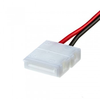 Led коннектор 10 mm (провод+2 зажима)