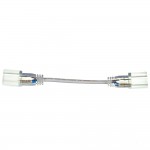Коннектор двухсторонний для ленты 220В 5mm+провод 2pin