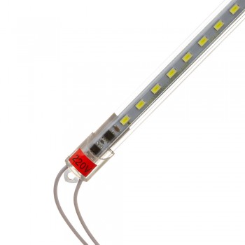 Led линейка 220В прозрачная 60см 8Вт 6000-6500K IP44