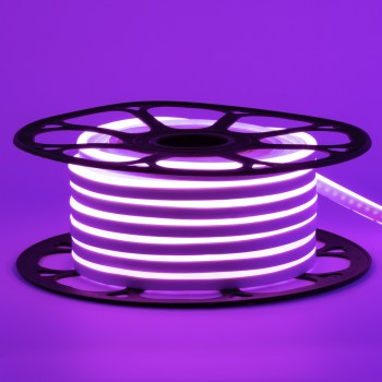 Неоновая лента светодиодная фиолетовая 12V 6х12 AVT-smd2835 120LED/м 11Вт/м IP65